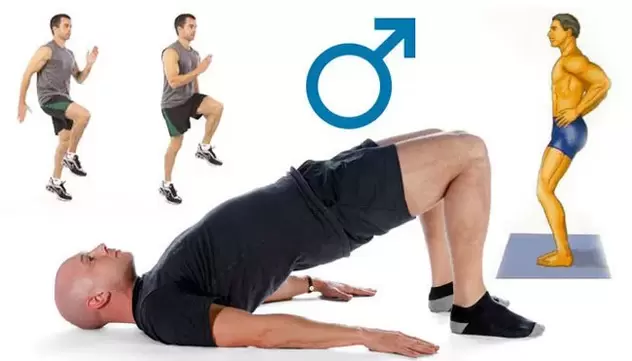 Fysisk träning hjälper en man att effektivt öka styrkan